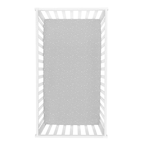 Sammy & Lou Celestial 2-Pack Microfiber Fitted Crib Sheet Set, Fits Standard Crib Mattress 28 In X 52 In; Fully Elasticized, #TOP4
