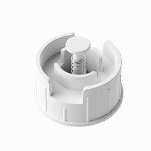 JUNSPOW Pet Water Dispenser 4L [Bottle Cap, White] Cat Dog Water Dispenser Automatic Water Dispenser Pet Water Bowl for Medium and Small Dog Cats