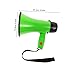 BESPORTBLE 25w Mini Megaphone Rechargeable Portable Bullhorn Speaker with 240s Recording for Outdoor Events Security Cheerleading