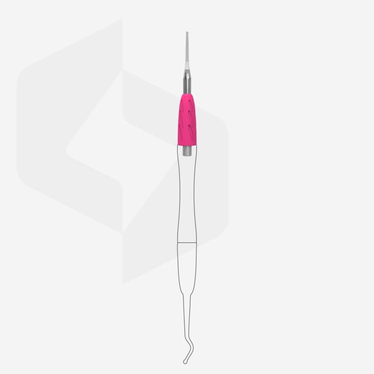 STALEKS PRO by Natury Nails Pusher Curette Interchangeable Part Stainless Steel and Silicone Sterilisable Pedicure GUMMY Combo (UNIQ 36) - Image 3