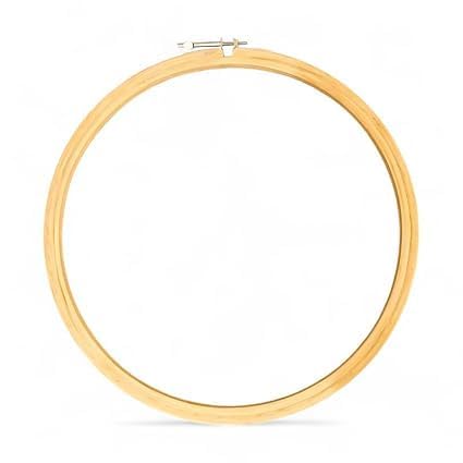 MOOLYAVAAN Products 5 INCH Wooden Embroidery Hoop Ring for Cross Stitch, Fabric Painting & Embroidery Work – Adjustable Round Frame ( Pack of 1)-image-32
