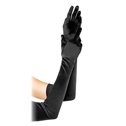 1920s estilo largo noche guantes negro blanco codo guantes nupciales baile vestido de lujo guantes sexy mujeres boda baile ópera guantes, Negro, talla única