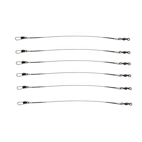 Kit de engarces de acero inoxidable para líder de pesca miniatura 1