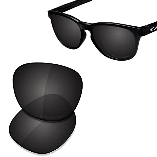 Image of SAUCER Premium Replacement Lenses for Oakley Stringer OO9315 Sunglass High Defense - Carbon Black Polarized