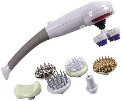 WDS 7 in 1 Magic Handheld Body Massager Machine With Weight Loss Function-Vibration (Grey)