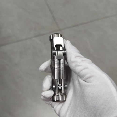 Encendedor Mecánico Recargable de Metal Inoxidable miniatura 6