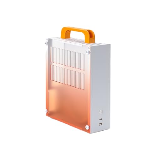 SGPC K29 4.1L Mini ITX Case for HTPC and Office Builds,Gradient Acrylic Edition