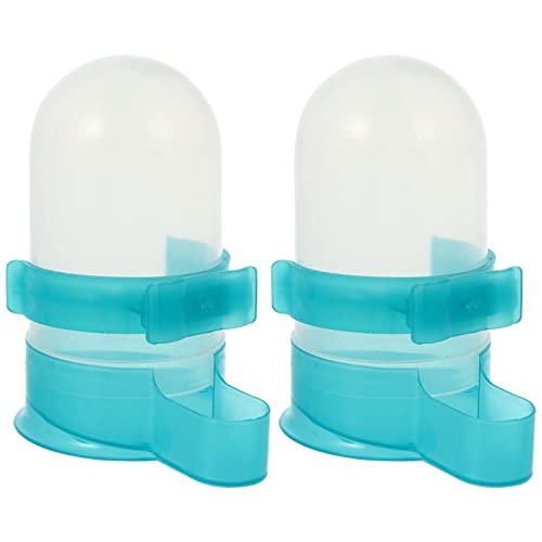 Mangeoires automatiques pour oiseaux – Distributeur d'eau et distributeur d'eau pour perroquets, perruches, calopsittes et inséparables – Lot de 3