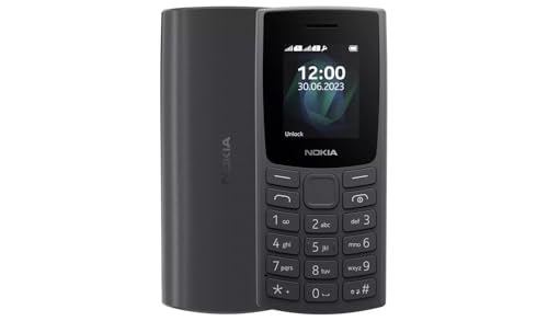 Nokia 105 SIM-Free Mobile Phone, Black