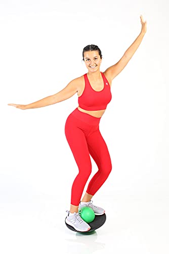 Togu Moonhopper Sport Hüpfball grün/schwarz, bis 110kg belastbar – Bild 3