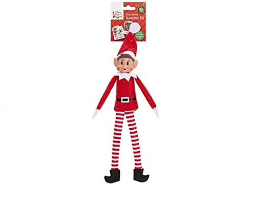 Elves Behavin Badly 10'' Long Leg Soft Body Vinyl Face Boy Elf With Hat & Tag (446141DPMS)