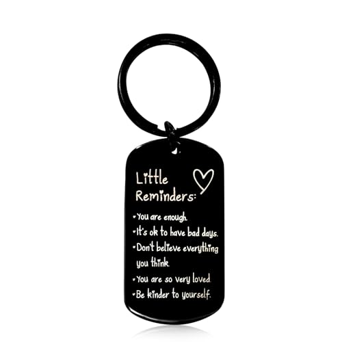 You Are Enough Keychain – Motivational Affirmation Gift for Women