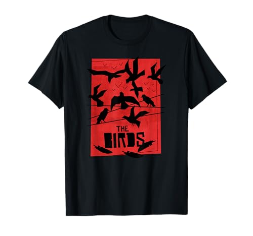The Birds Alfred Hitchcock Abstract T-Shirt
