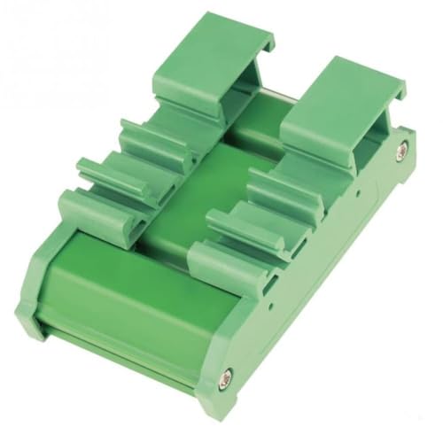 Image of Db9-mg6 Din Rail Mount Terminal Block Interface Module for Industrial Wiring – 85 X 55 Mm Green Plastic Terminal Block with Straight Male/Female Connectors and Integrated Junction Box