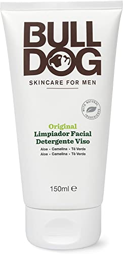 Bulldog Skincare For Men Original Limpiador Facial - Limpiador, Blanco, 150 ml (Paquete De 1)