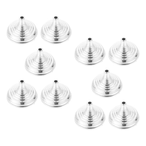 ANDRESLAD 12 Stück Teiliges Runde Silberne Stabiler Tragbarer Tisch flaggenständer für Büro Party Fensterdekoration Einfach zu Nutzen Vielseitig Einsetzbar