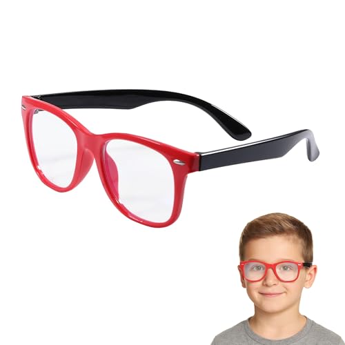 Image of Kids Blue Light Blocking Glasses Rectangle Digital Boys Girl Age for 5-12