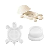 XuQiZZpp Stampo riutilizzabile in silicone a forma di tartarughe per organizzatori di gioielli in resina fatti a mano