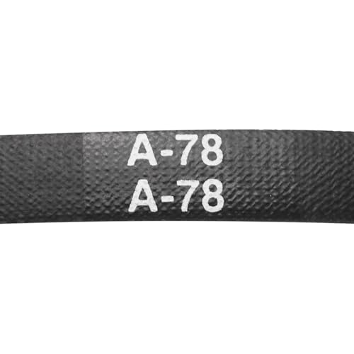 Image of uxcell 2pcs A78 or 4L800 Classic Wrapped Rubber V-Belt, 78 inch(1980mm) Inside Circumference, A Profile V Belt