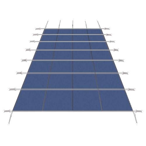 Cobertor de seguridad para piscina 22x42 pies miniatura 1