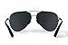 Under Armour Litewire Aviator Satin Gunmetal Frame/Black Rubber/Gray Polarized Lens One Size