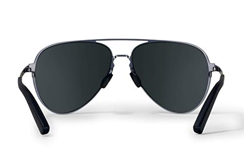 Under Armour Litewire Aviator Satin Gunmetal Frame/Black Rubber/Gray Polarized Lens One Size3