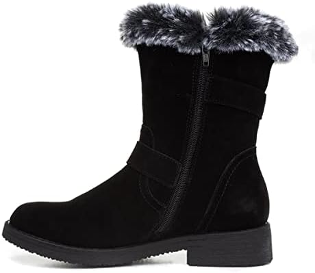 Hush Puppies Women's Macie Mid Calf Boot, Black, 7 | Image 3