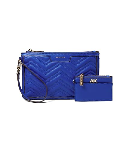 Ensemble de pochettes matelassées Anne Klein chic et haut de gamme One Size