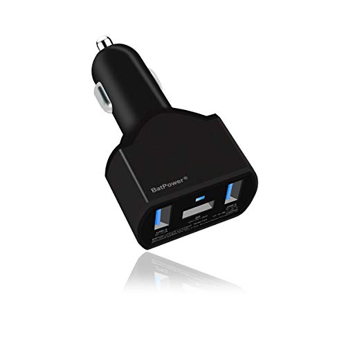 BatPower UL Listed CCS 110W 15V Car Charger for Surface Laptop 3 2 1 Surface Book 2 1 Surface Pro X 7 6 5 4 3 Surface Go Car Adapter Power Supply, Dual USB Quick Charge for Tablet Smartphone - Thumbnail 6