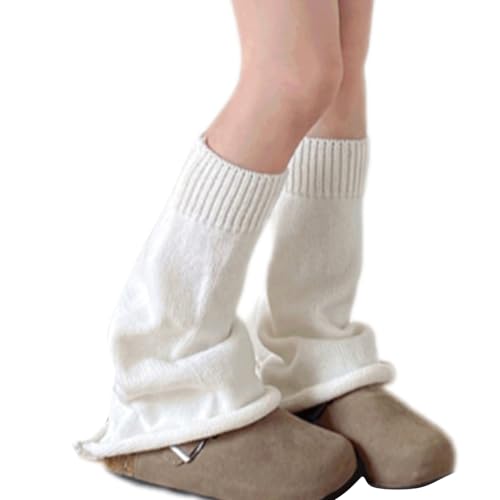 WEISUYUUS Kids Fashion Flared Leg Warmer Long Tube Socks Unisex Children Trend Flared Leg Long Socks for Children Aged 3-10