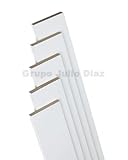  tapeta puerta blanca , moldura para puerta de 7 cm de ancho x 1 cm de grosor x 220 cm de largo , se vende por unidad de tira , añada al carrito tantas tiras como necesite , valido para todo tipo de puertas de paso