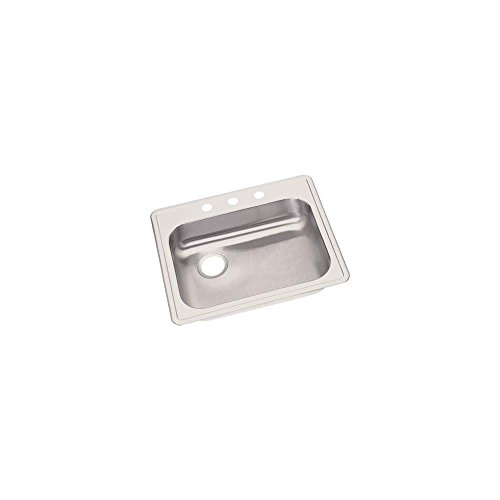 Elkay GE12521L4 Dayton Single Bowl Drop-in Stainless Steel Sink