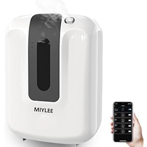 Smart Aromatherapy Diffuser, MIYLEE Waterless Home Fragrance Diffuser 400ml Capacity for Spas, Homes, Offices & Hotels