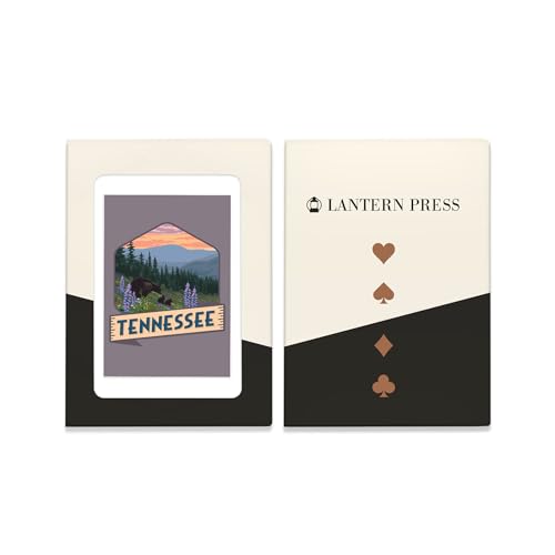Lantern Press Naipes Póker Tennessee y Flores, 52 Cartas miniatura 4