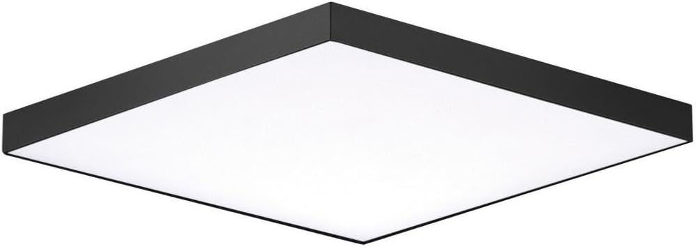 Maxim Lighting 57669WTBK Trim-20W 1 LED Flush Mount-10.5 Inches Wide by 0.75 inches high, Finish Color: Black