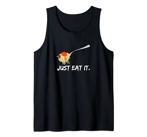 Me encantan los espaguetis con salsa de tomate - pasta amante tenedor fideos Camiseta sin Mangas