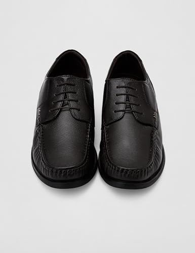 Image of Lee Cooper LC2131B3R Men's Leather Derby Formal Shoes | Lightweight, Comfortable & Stylish Lace-Ups for Office, Business