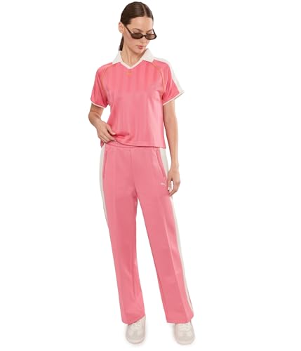 PUMA Women's T7 Always On Straight Track Pants, Wild Pink, Small - image 2