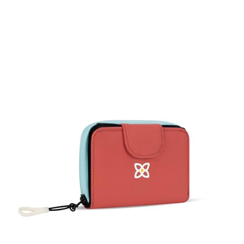 Image of Sherpani Barcelona, Nylon Bifold Zipper Pocket Wallet for Women, Travel Bag, RFID Protection
