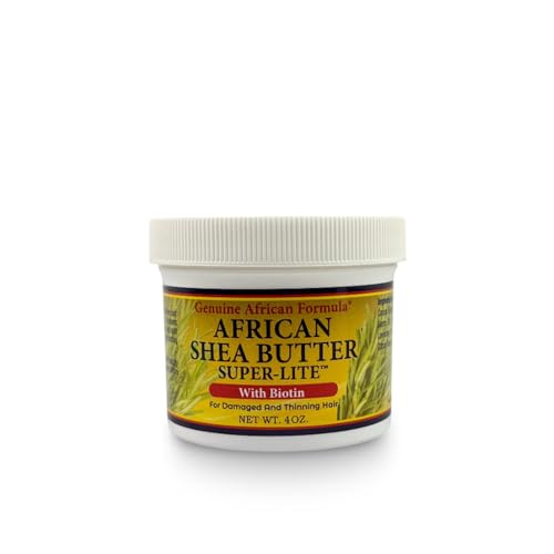 Shea Butter Super-Lite Hair Grease – 4oz (118.29 ml) | Moisturizing & Conditioning with Palm,