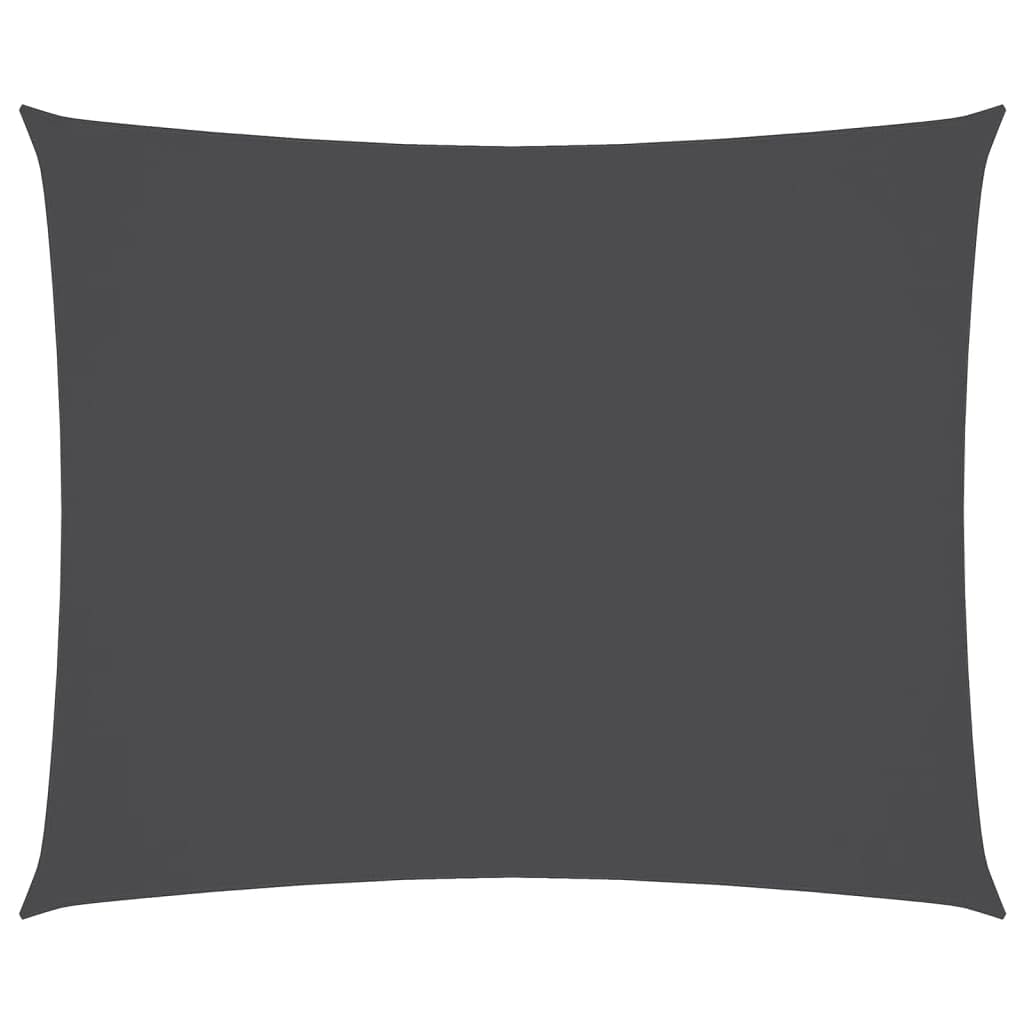 Sonnensegel für Balkon Rechteckig Sonnenschirmsegel Sonnenschirmdach Terrassenmöbel Dekoration im Freien Schimmelresistent und UV-beständig Anthrazit 4x5 m