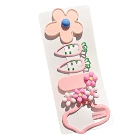 ぬん様♡ベビーヘアクリップ かぎ針編みのフラワーヘアクリップ】ベビークリップ ベビーへア