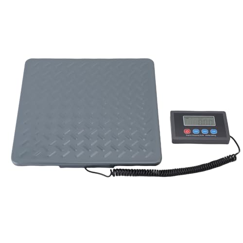 Báscula digital ultra delgada 440lbs con pantalla LCD miniatura 4