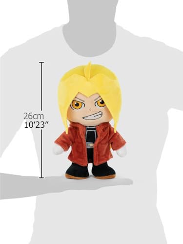 BARRADO Fullmetal Alchemist Characters Cuddly Toy - 26 Centimetres, 10'23" - Edward, Alphonse - Super Soft Quality (Edward) - Image 4