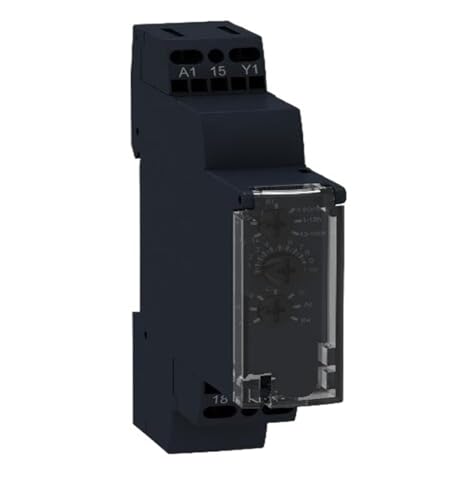 Relais temporisé modulaire électronique de commande électrique 1CO - 2