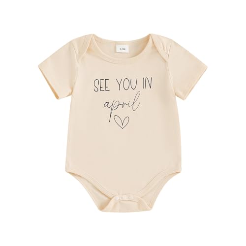 Image of woshilaocai Baby Announcement Bodysuit Pregnancy Reveal for Family | Pregnancy Reveal Ideas&New Baby Surprise for Grandparents, Husband, Aunt, Uncle, Gender Natural Romper, Funny Announcement