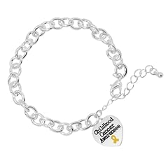 Gold Ribbon - Chunky Charm Bracelets