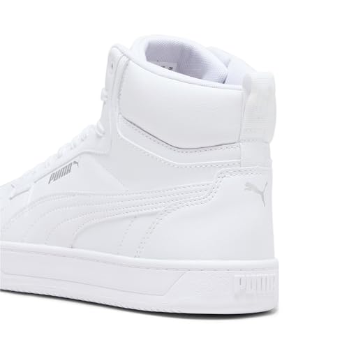 PUMA Unisex Caven 2.0 Mid Baskets, Puma White Puma Silver, 41 EU
