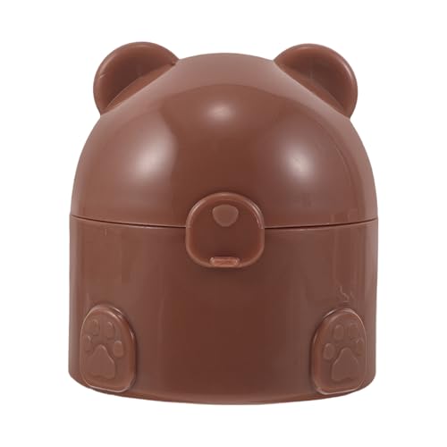 FOMIYES パウダーパフと容器:女性と赤ちゃんのための旅行用ルースパウダーケース - 自宅や旅行での使用に最適なポータブルでかわいいダスティングパフホルダー