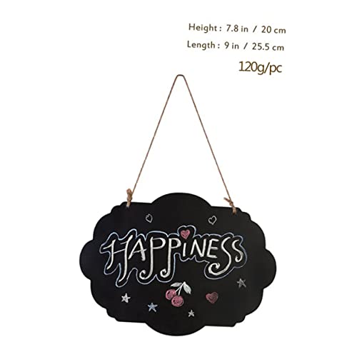 Veemoon 2 Pcs Miniture Decoration Decoration For Home The Sign Mini Erasable Chalkboards Hanging Chalkboard Labels Wooden Chalkboard Crafts Pendant Listing Hanging Sign Diy Wood Board #TOP5